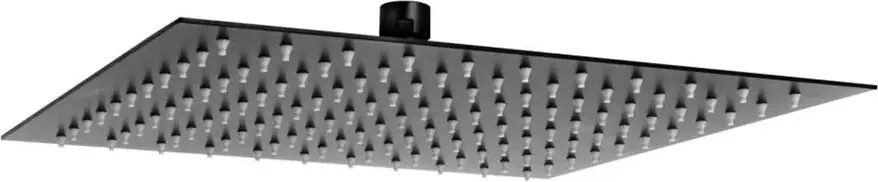Palarie de dus patrata FDesign Inula 300 mm negru mat 1 functie
