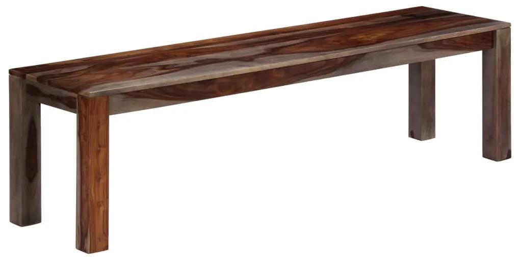 Banca, 160 cm, gri, lemn masiv de sheesham 160 cm