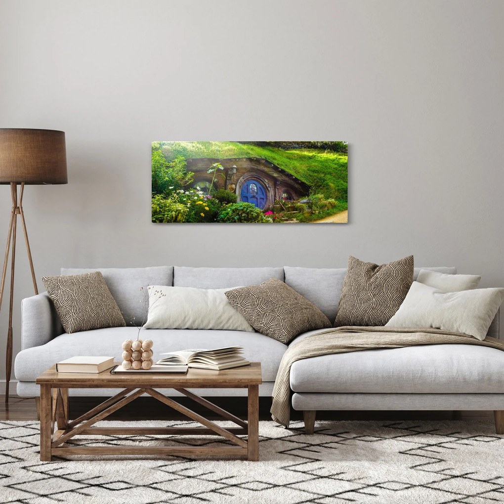 Tablou - Orasul Hobitin (120x50 cm)