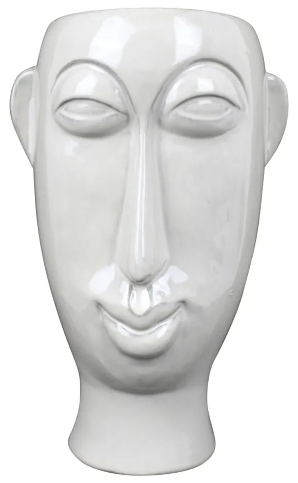 Vază din porțelan PT LIVING Mask, înălțime 27,2 cm, alb