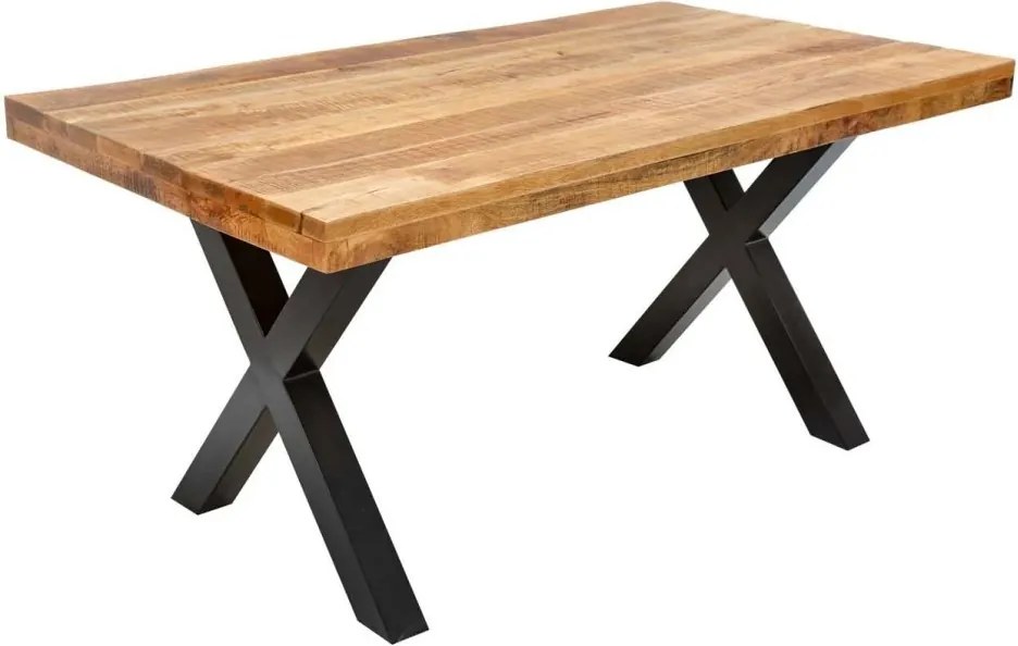 Masa design industrial Iron Craft 160cm Mango