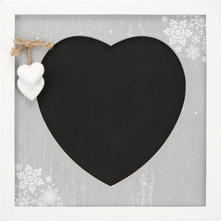Tablă decorativă Love Winter 30 x 30 cm,