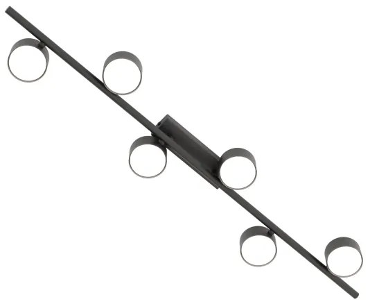 Plafonieră BET 6xGX53/12W/230V negru