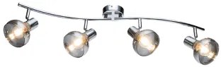 Plafoniera moderna 4 becuri E14 ADDY 955ADDY4/CH ELMARK ELMARK