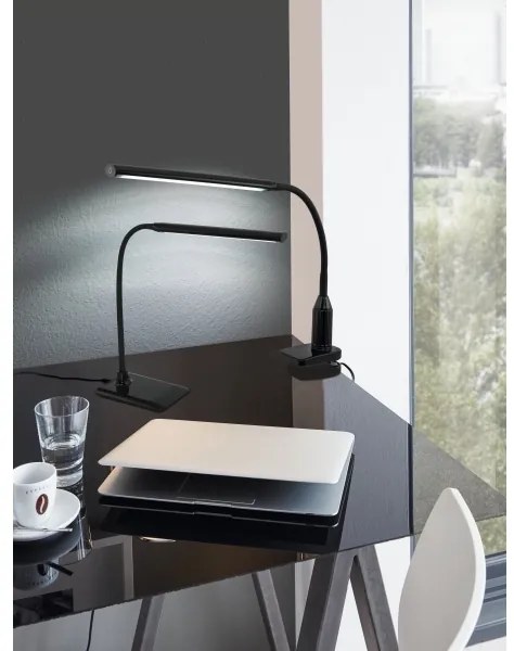Eglo 96437 - LED Lampă cu clips LAROA LED/4,5W/230V negru