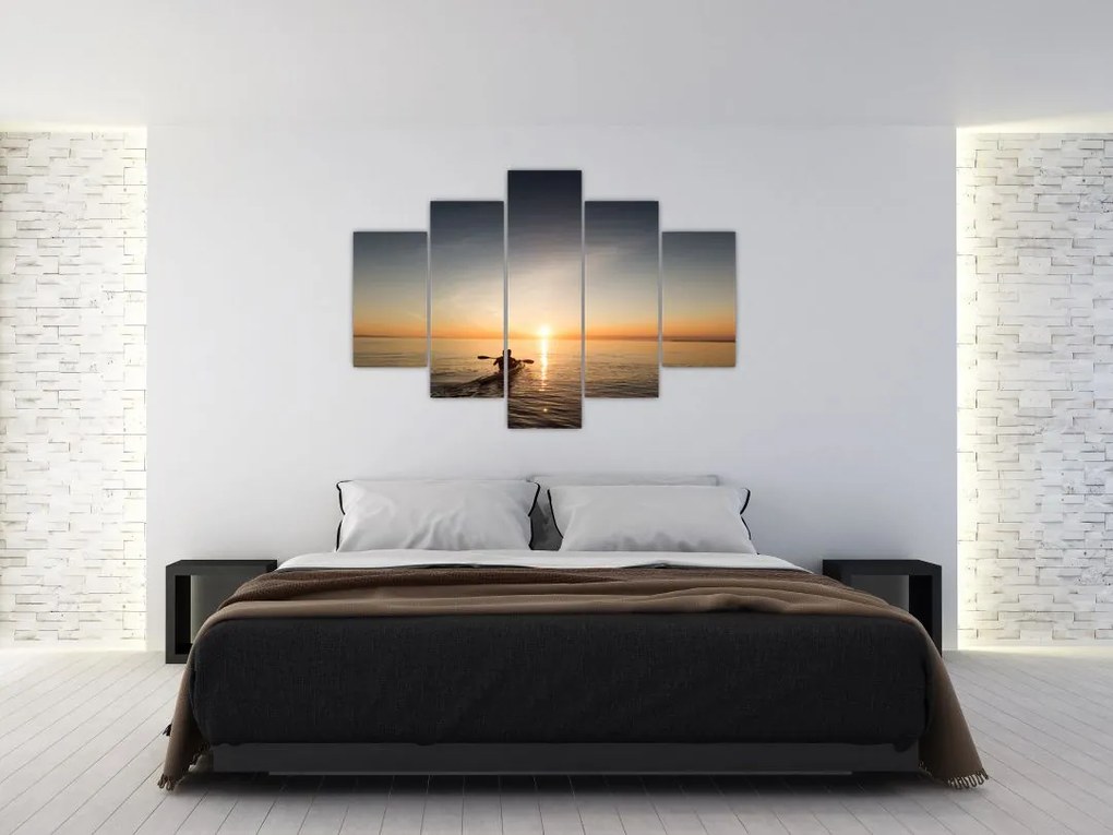 Tablou - caiac pe mare (150x105 cm)