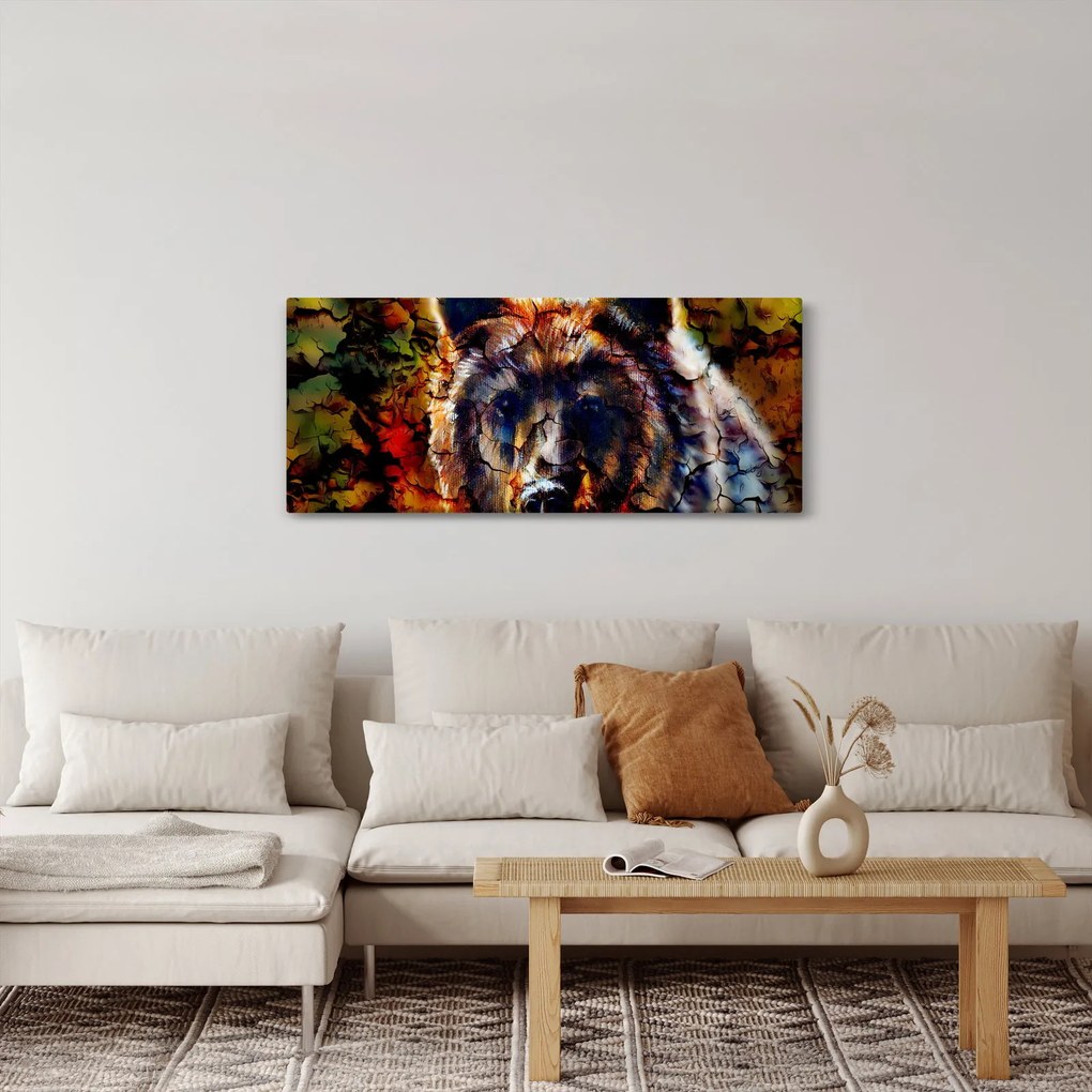 Tablou - Urs,pictură (120x50 cm)