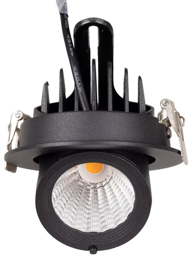 Spot LED incastrabil directionabil Rubio negru