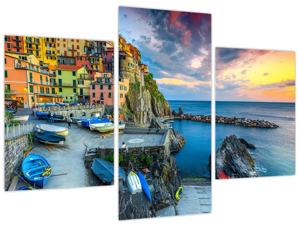 Tablou - Satul mediteranean (90x60 cm)