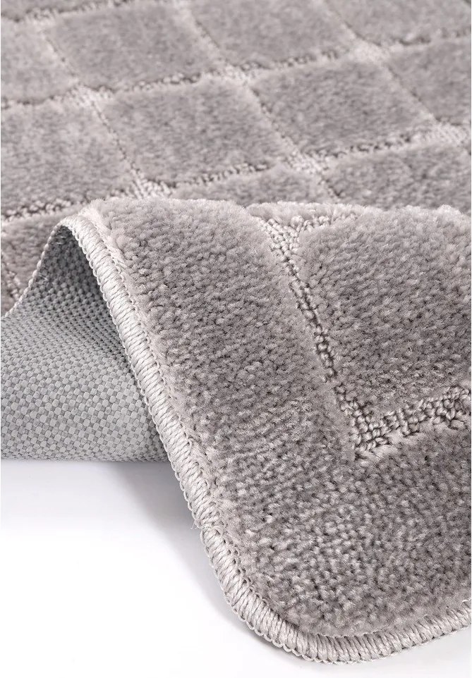 Covorașe de baie gri 2 buc. 50x80 cm Kareli – Foutastic