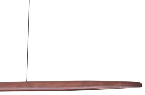 Lustră LED pe cablu MAXLIGHT P0598 WOODY LED/25W/230V maro