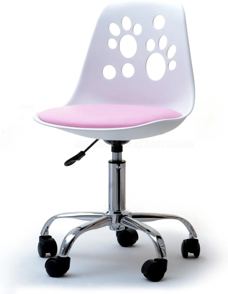 Scaun pentru copii Footy (roz + crom). Promo -8%. 1109919