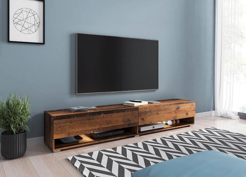 Masă TV/Dulap Aldesia 180 (old style) (iluminat LED rgb color). 1053719