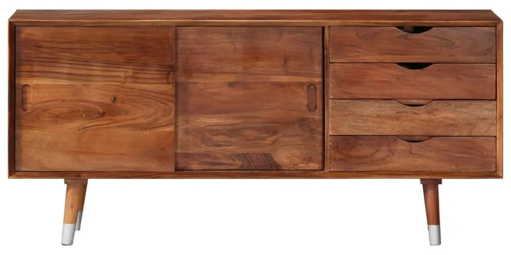 340303 vidaXL Comodă TV, 118x30x55 cm, lemn masiv de acacia