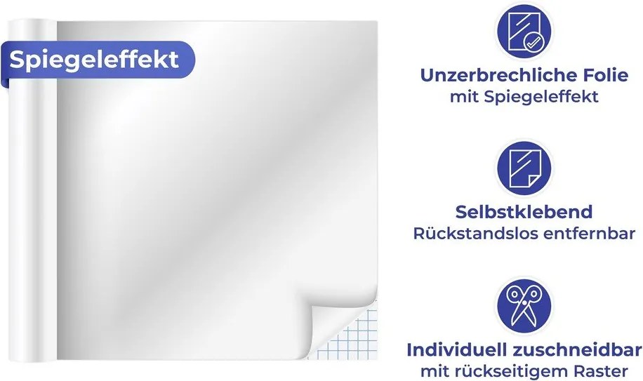 Autocolant de tip oglindă 58x150 cm – Wenko