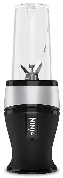Blender vertical Ninja NINJA QB3001EUS, 700W, 2x470 ml, 18000 rpm, Fructe intregi, Negru/Gri
