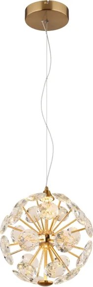 Globo 16047H - Lustru LED suspendat pe cablu VIRINA LED/12W/230V 3000K auriu