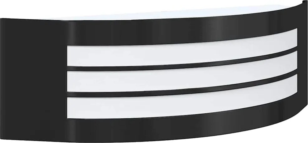 vidaXL Lumină de perete pentru exterior Negru 32 x 10 x 10 cm