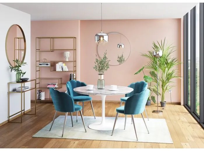 Designul câinilor Lampă de podea Kare Design Goblet Ball - crom
