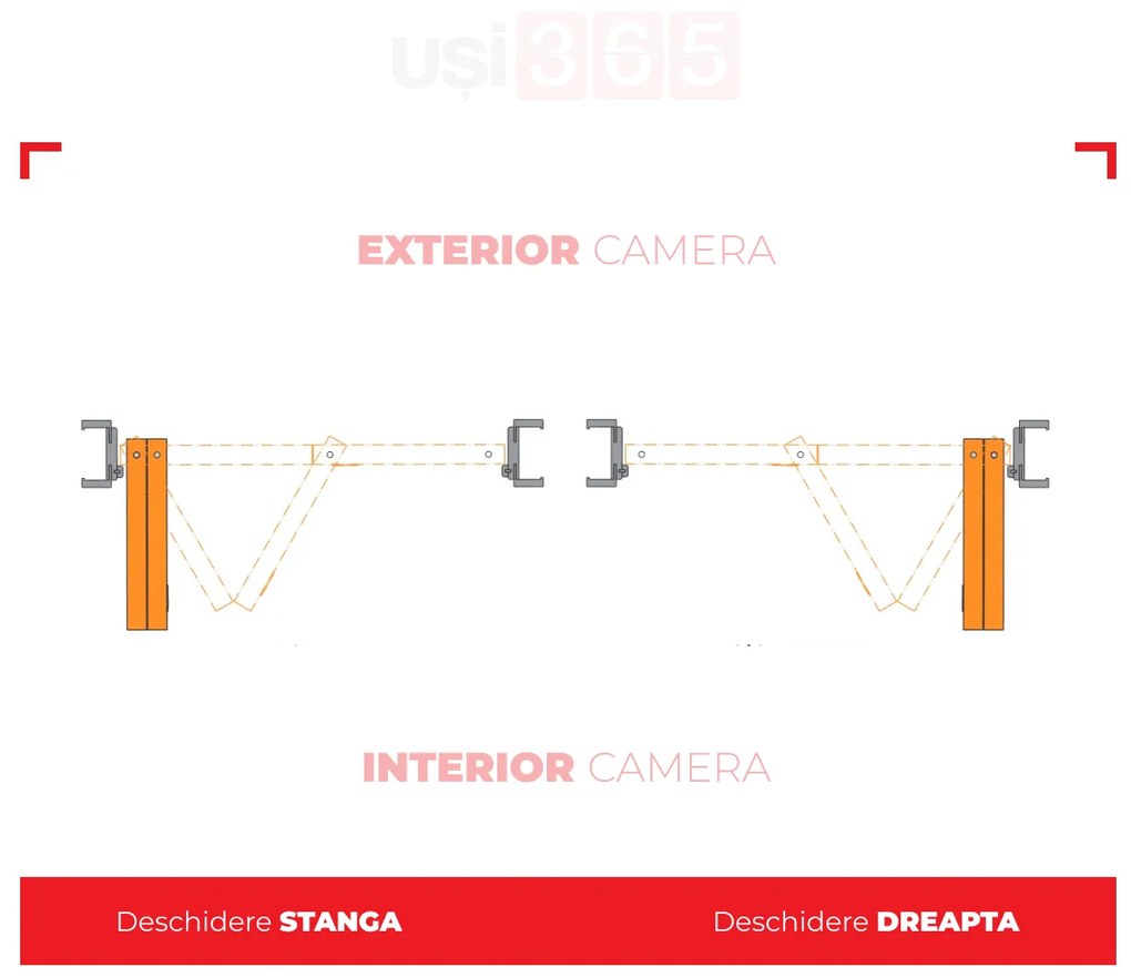 Usa de interior plianta   pliabila BETA ST, 140-160, Alb, Folie Decor, 780 x 2070