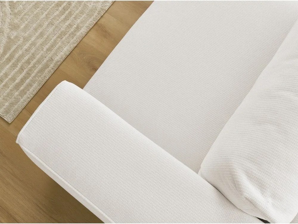 Canapea albă extensibilă/cu spațiu de depozitare 265 cm Ezechiel – Bobochic Paris