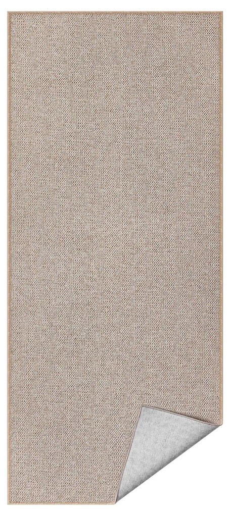 Covor antiderapant Vasagle Faux Jute, 80x200 cm, lavabil la masina, imitatie iuta, maro