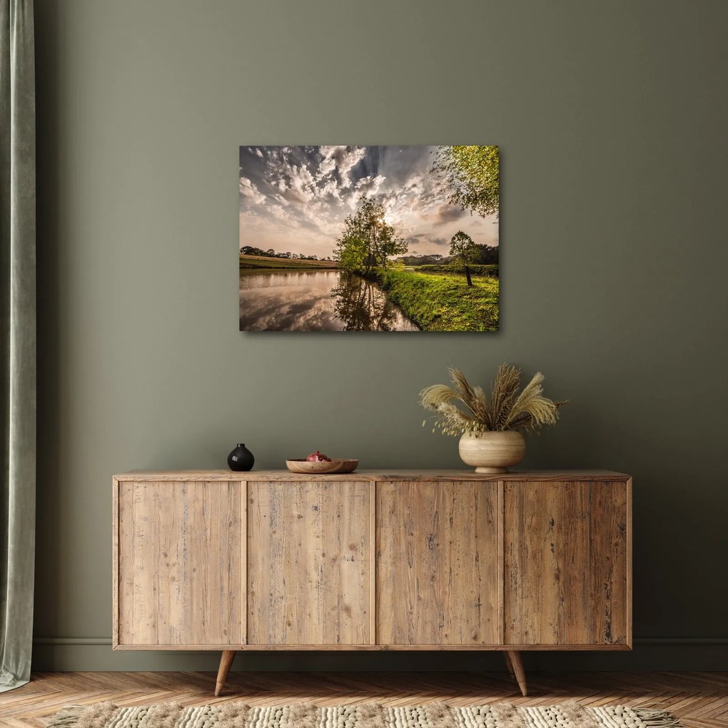 Tablou naturii cu raze de soae (70x50 cm)