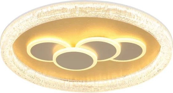 Globo 48476-40R - Plafonieră LORAINE LED/40W/230V, diam. 49,5 cm, auriu