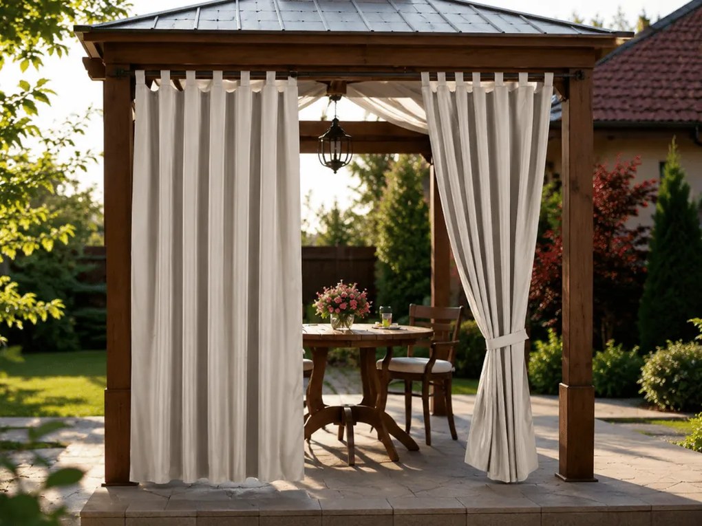 Perdea de gradina GARDIO ELEGANT impermeabil 150x200 cm, bej