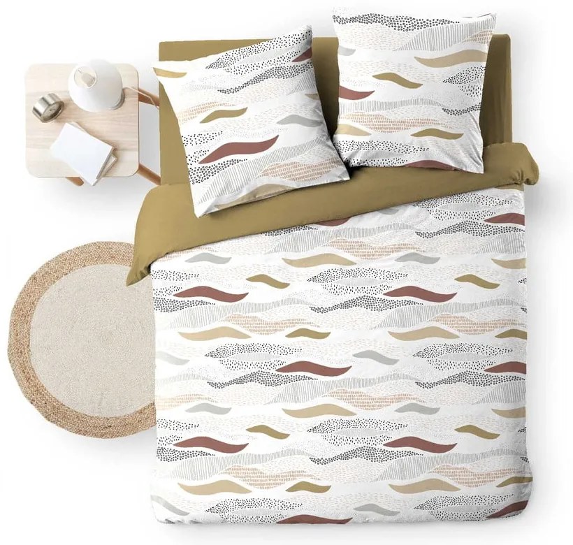 Lenjerie de pat albă din microfibră pentru pat dublu, extinsă 240x220 cm Zenith – douceur d'intérieur