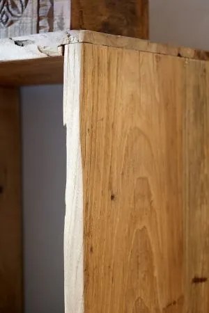 Etajeră din lemn masiv cu 8 rafturi