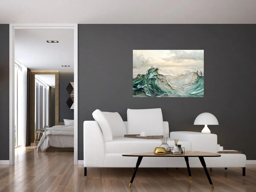 Tablou - Abstracție Marină 3D (90x60 cm)