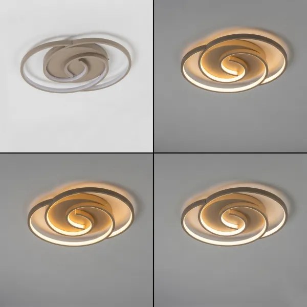 BRILAGI - plafonieră LED dimabilă VELO LED/70W/230V 38x47,8 cm bej + telecomandă