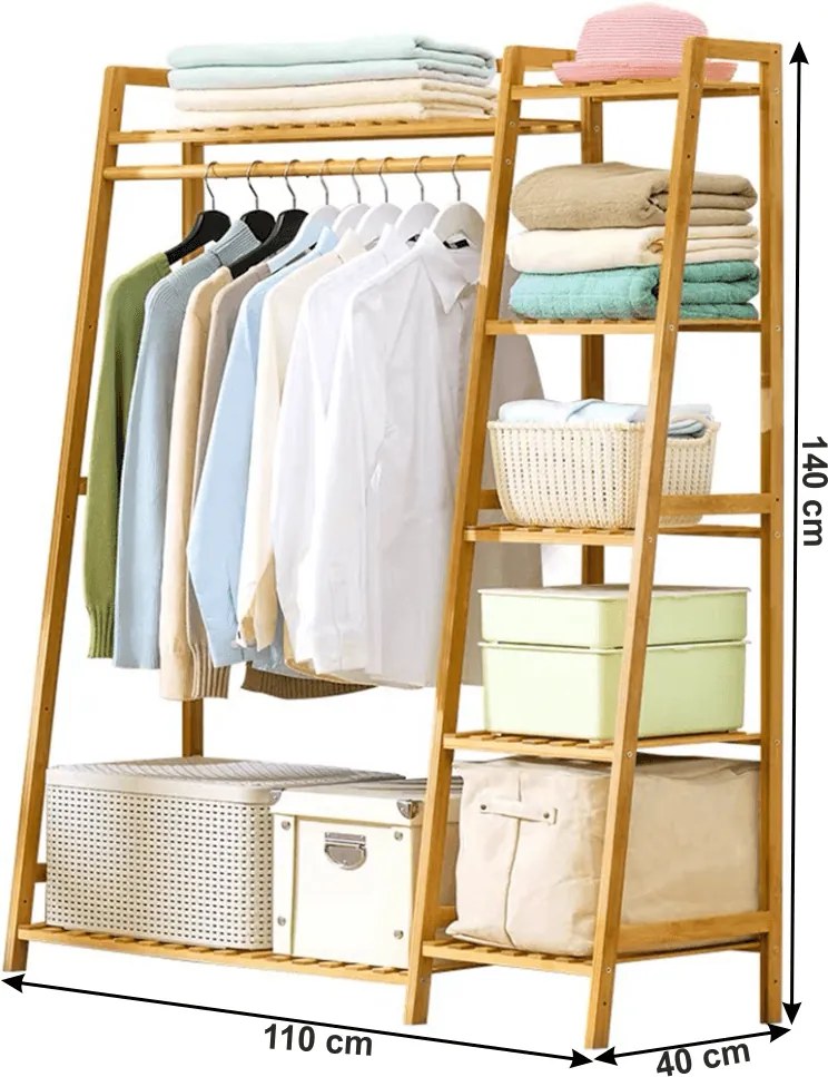 Organizator dulap, natural, VINET