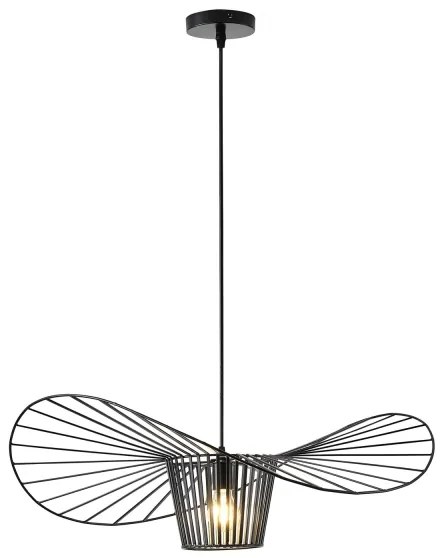 Lustră pe cablu 1xE27/40W/230V negru