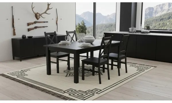 Scaun de sufragerie NATE negru