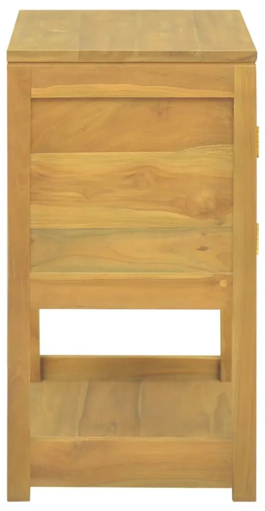Dulap de baie, 60x40x75 cm, lemn masiv de tec 60 x 40 x 75 cm, 1