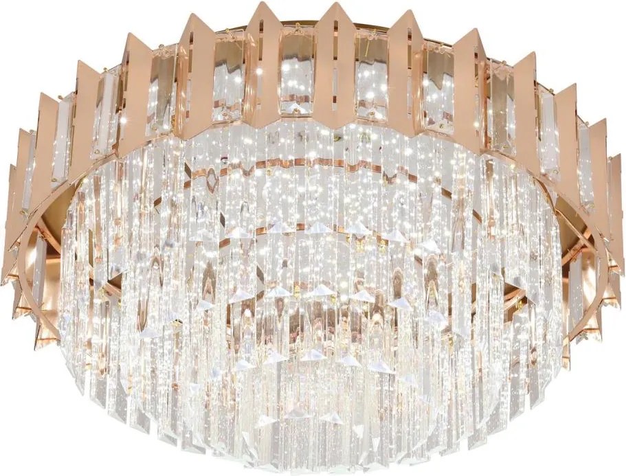 Brilagi - Plafonieră SPECTRA 5xE14/40W/230V diam. 48 cm aurie