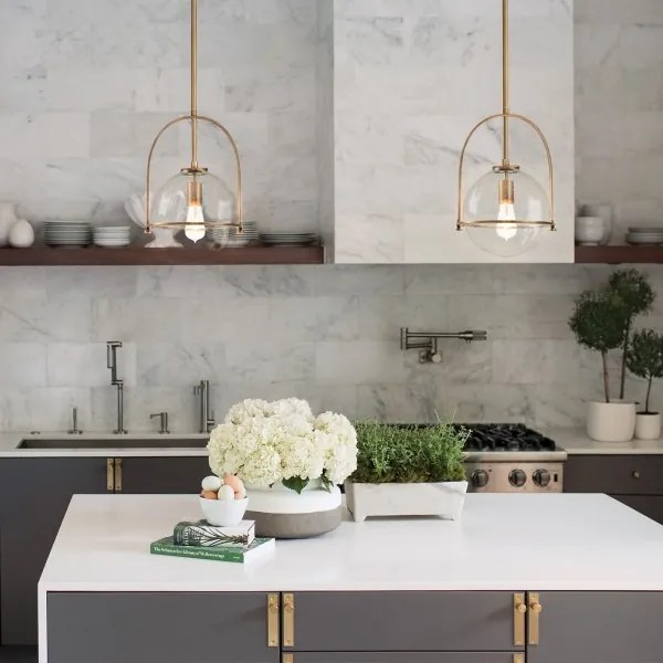 Quintiesse QN-SOMERSET-P-C-HB - Lustră cu tijă SOMERSET, 1x E27/60W/230V, culoare bronz