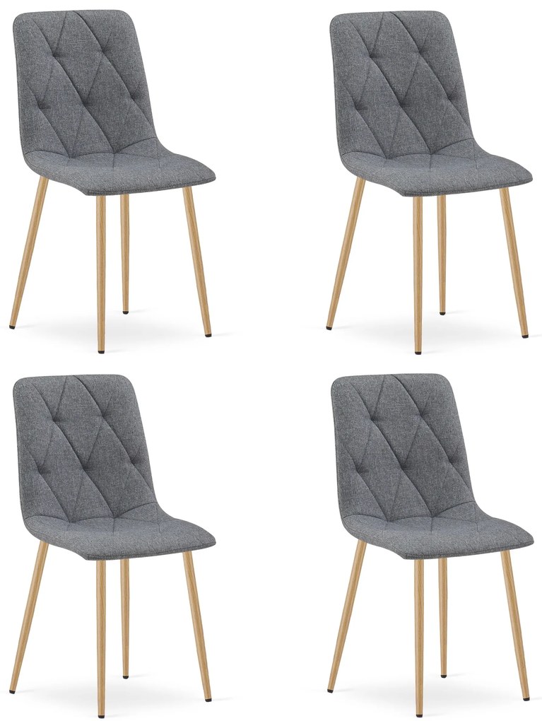 Scaun de dining gri LIBRA