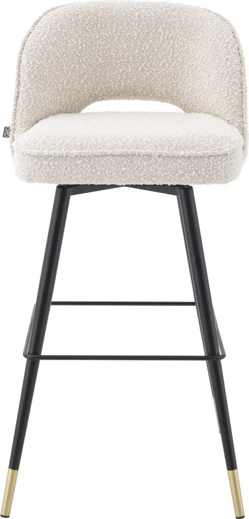 Set de 2 scaune de bar design modern Cliff, crem 114648 HZ
