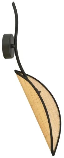 Aplică LOTUS 1xE14/10W/230V negru/bej