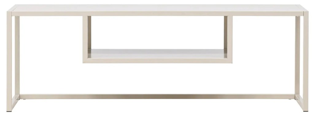 Masuta TV din metal RIVERSIDE 120x40cm, bej