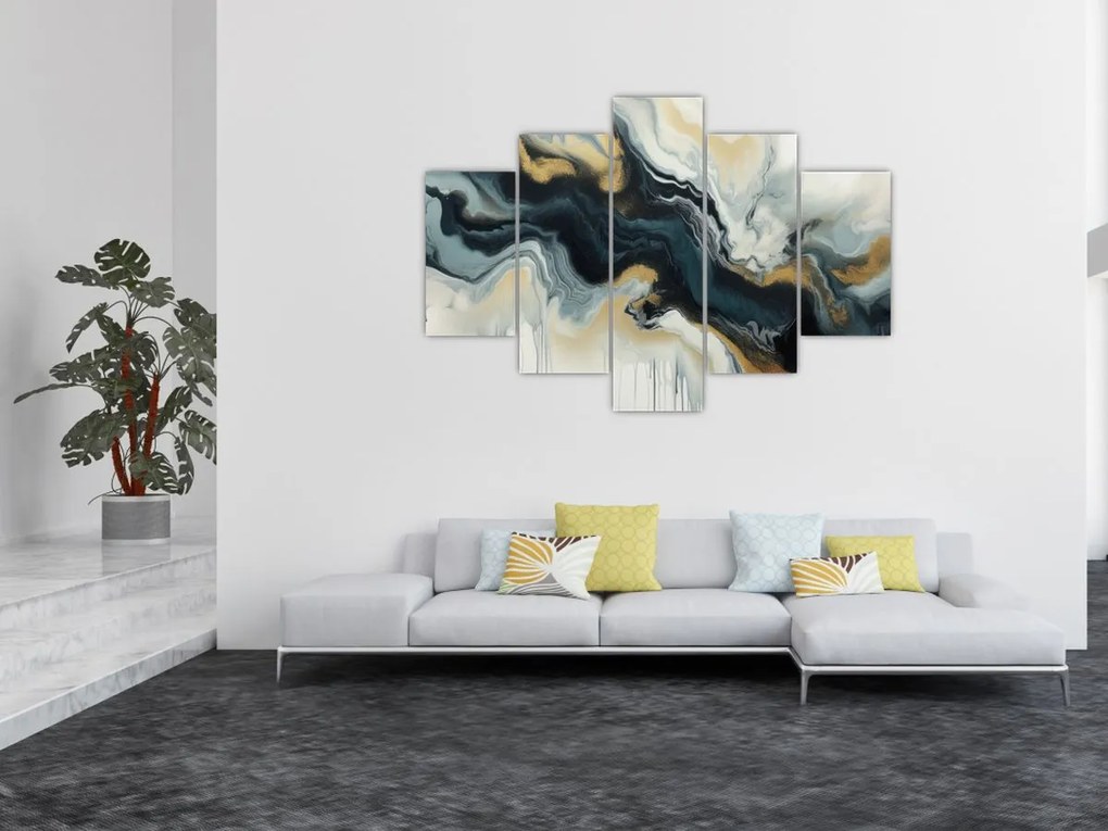 Tablou - Desen marmorat (150x105 cm)