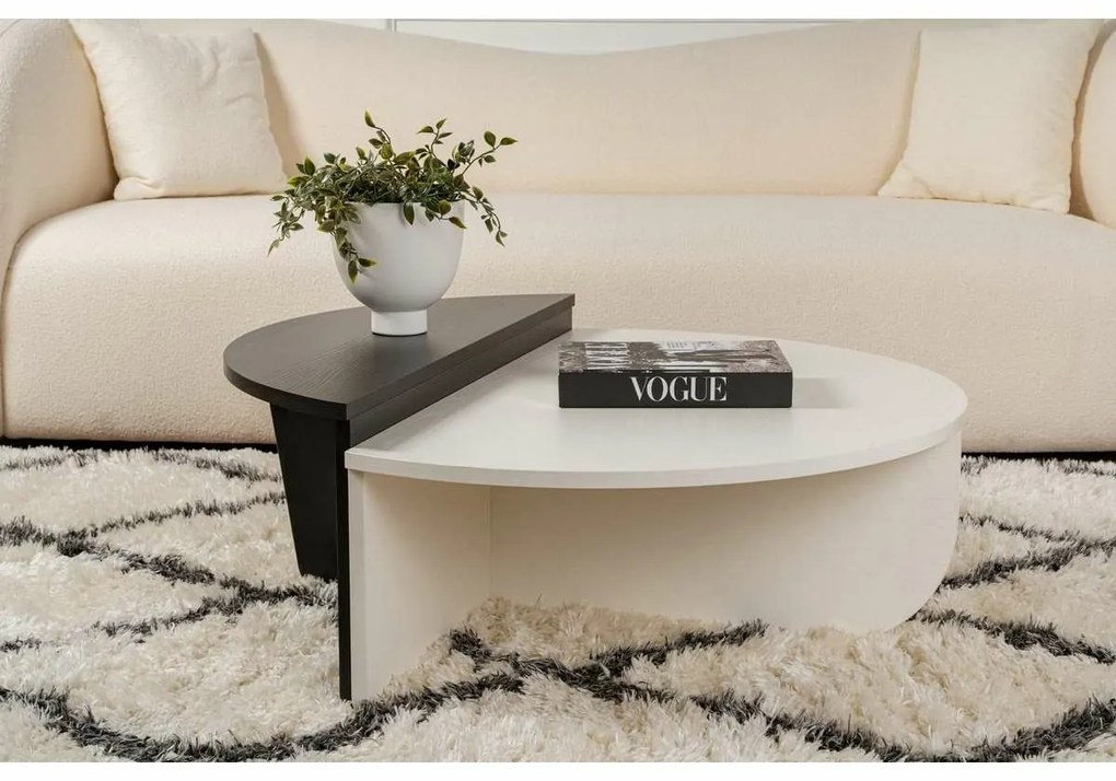 Măsuță de cafea Orion White and Black