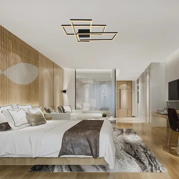 Plafonieră LED LED/47W/230V 3000K negru