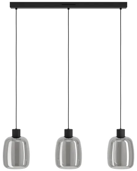 Lustră LED RGBW dimabilă pe cablu Eglo 901121 MOLOCHIO-Z 3xLED/3,7W/230V gri