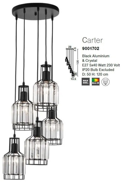 Lustra design modern Carter 5L NVL-9001702