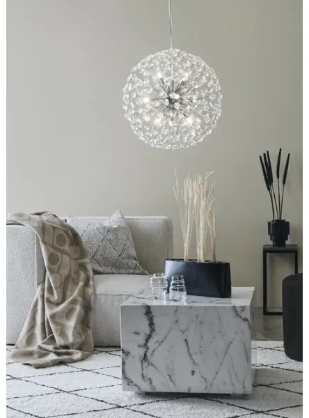 Lustră de cristal pe cablu Markslöjd 108101 BOLID 9xG9/20W/230V