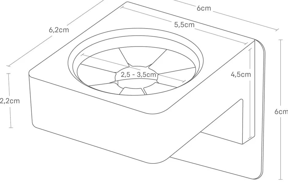 Agățătoare multifuncțională neagră din plastic Film Hook – YAMAZAKI
